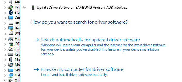 Adb Windows Could Not Find Driver Software For Your Device
